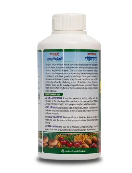 Multiplex Jivras – Humic & Fulvic Acid Biostimulant for Soil Health