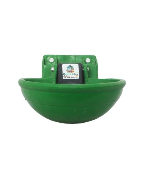 GODHAN UNBREAKABLE PLASTIC WATER BOWL FOR COW'S (GREEN)