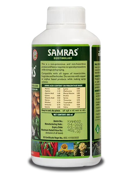 Multiplex Samras Biostimulant– Plant Amino Acid Bio Stimulant